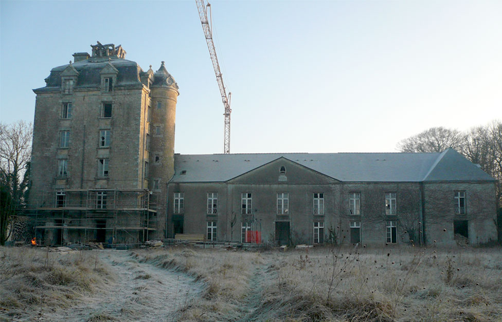 Rénovation chateau avant travaux